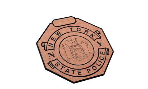 New York State Trooper Police Badge SVG (Instant Download) - Etsy