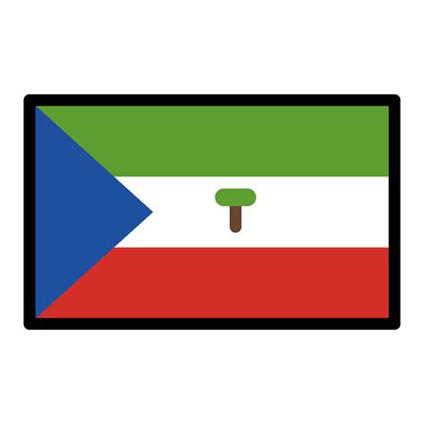 Equatorial Guinea flag emoji clipart. Free download transparent .PNG | Creazilla