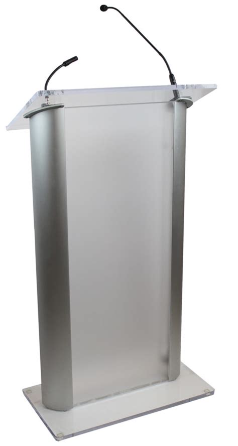 Lectern - Plexiglass Podium - Calgary Tech Rent