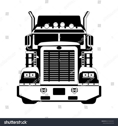 Truck Silhouette Front