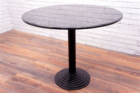 Large Round Faux Granite Table - Office Resale