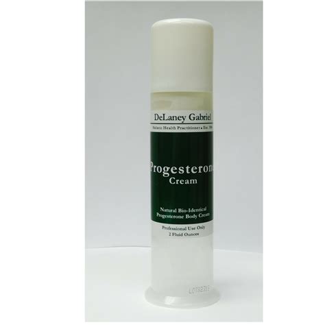 Progesterone Cream - DeLaney Gabriel HHP