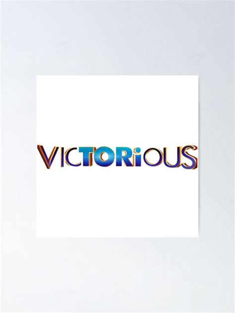 "VICTORIOUS TV SHOW LOGO" Poster by chsvsco | Redbubble