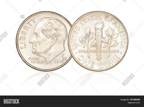 Dime Coin Isolated Image & Photo (Free Trial) | Bigstock