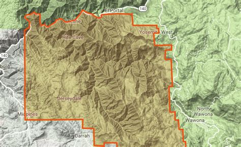 Map: Fire closes Sierra National Forest near Yosemite