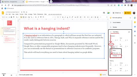 Learn How to Do Hanging Indent on Google Slides: A Step-By-Step Guide