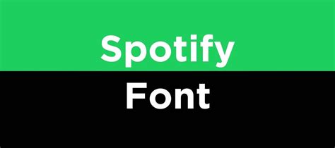 Spotify Font Free Download