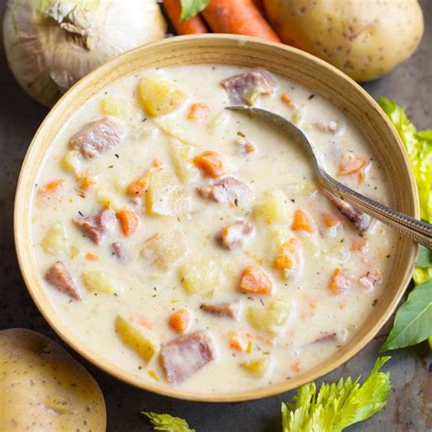 Instant Pot Potato Ham Soup - Simply Happy Foodie