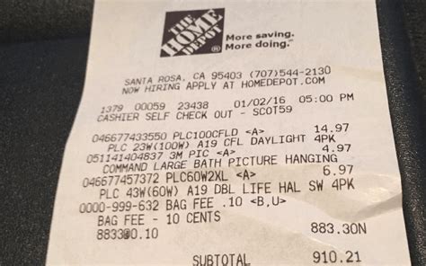 The Home Depot – Receipt Font, Bill Font, Invoice Font, Dot Matrix Font, Barcode Label Font