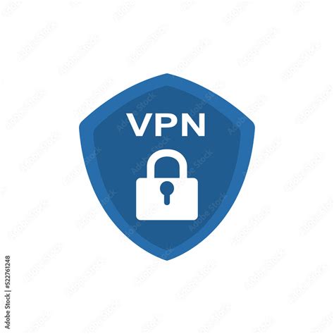 VPN icon vector. Virtual private network icon. VPN internet security ...