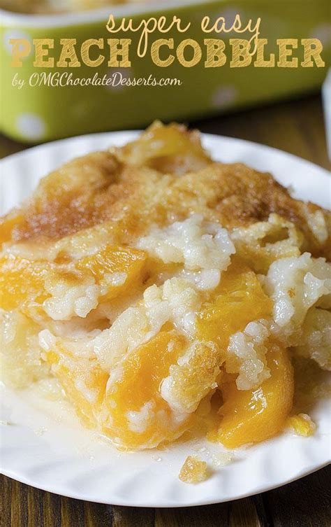 easy peach cobbler recipe cake mix