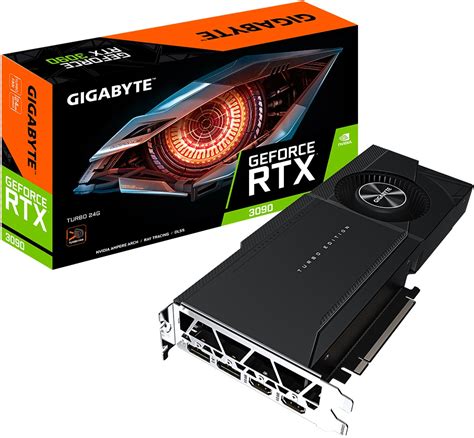 Gigabyte представила видеокарту GeForce RTX 3090 с «турбинным» охлаждением