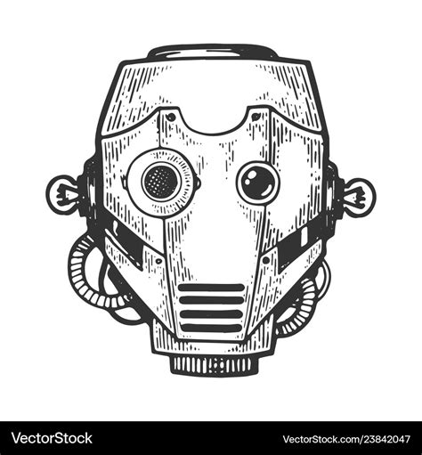 Aggregate 73+ robot head sketch super hot - seven.edu.vn