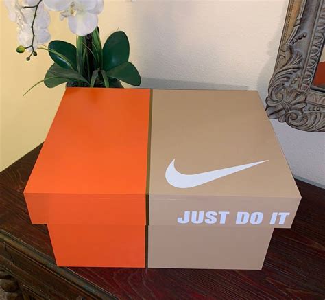 Nike Shoe Box 4 Jewelry, Accessories, & Gadgets | Jewelry box design, Shoe box diy, Giant shoe box