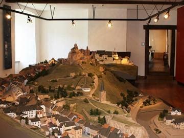 Exhibition of model buildings of Luxembourg castles Clervaux