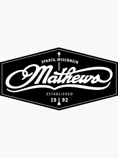 "MATHEWS ARCHERY LOGO CROSSBOW ARROW Classic" Sticker for Sale by ...