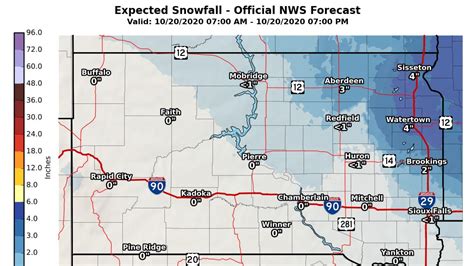 South Dakota weather: Snow causing difficult travel conditions