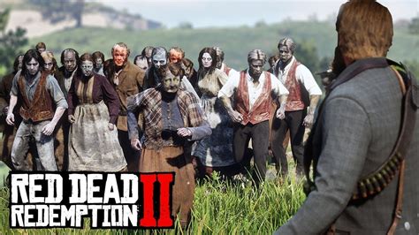 Red Dead Redemption 2 : One Man VS 1000 Zombies - YouTube