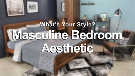 Masculine Bedroom Aesthetic | MF Home TV - YouTube