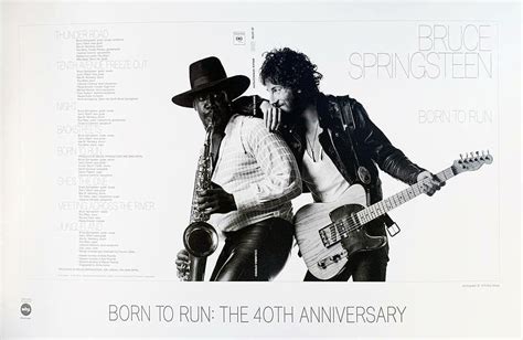 Bruce Springsteen Born To Run 40th anniversary poster – South Fir Street