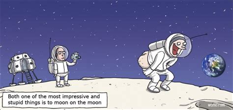 Mooning on the moon | Wumo