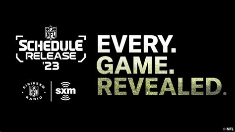 2023 NFL Schedule Highlights: Key Matchups and More | SiriusXM