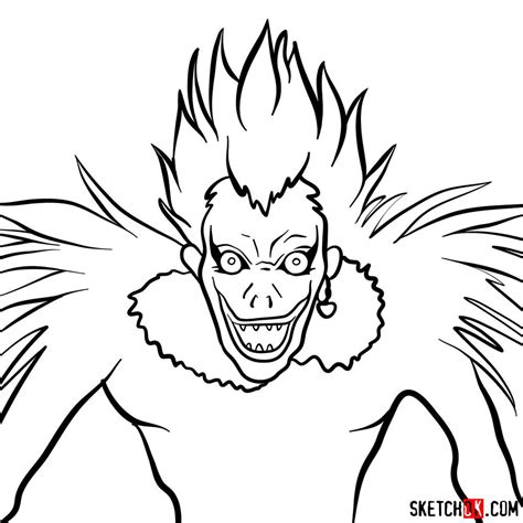 Ryuk Drawing Easy ~ How To Draw Ryuk | Dozorisozo