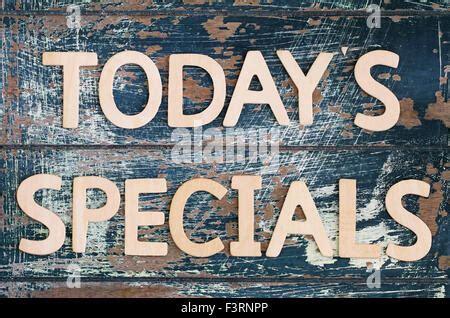 today's specials Stock Photo - Alamy