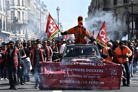 In Photos: Protests again grip France but Macron not backing down ...