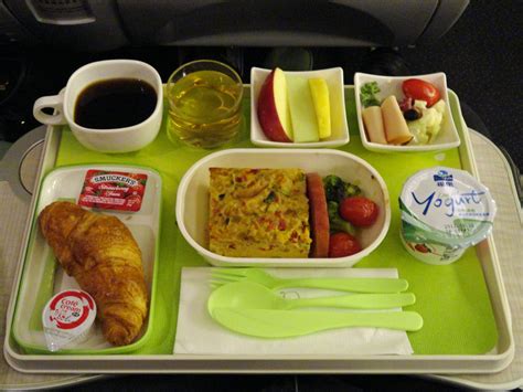 EVA Airways Meal | Elite class western style breakfast serve… | Flickr