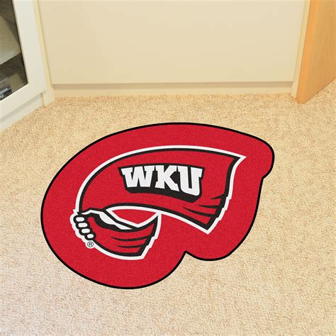 Western University Kentucky Mascot Area rug â€“ Nylon