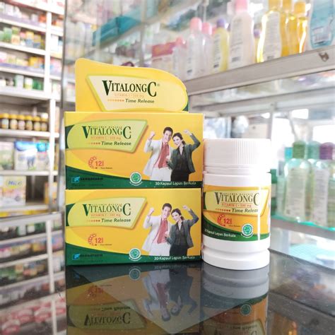 Jual VITALONG C VITALONGC VITALONG-C BOTOL @30 TABLET | Shopee Indonesia