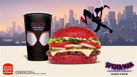 Burger King Debuts Red and Black Burger to Celebrate Spider-Man: Across ...