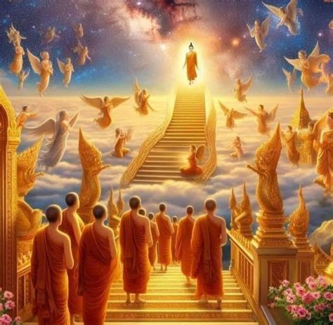 The Buddha Descending From Heaven : r/Buddhism