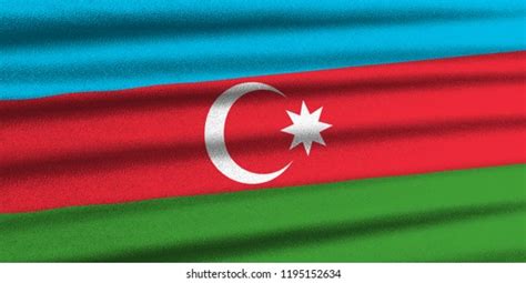 Flag Azerbaijan Azeri Flag National Flags Stock Photo 1195152634 | Shutterstock