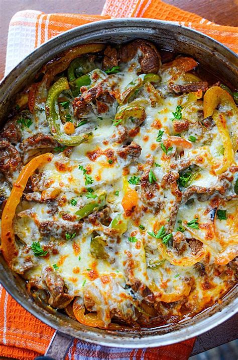 Low Carb Philly Cheesesteak Skillet | Keto recipes dinner, Low carb ...