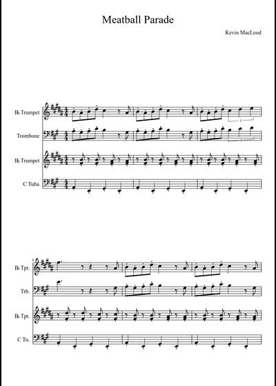 Kevin MacLeod sheet music free download in PDF or MIDI on MuseScore.com