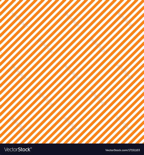 Seamless pattern with orange and white diagonal Vector Image