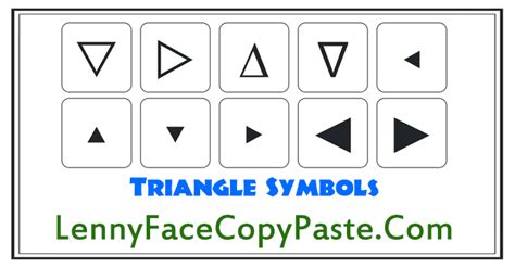 Triangle Alt Code Symbols