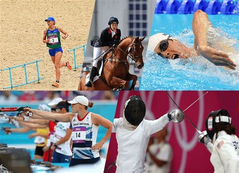 Modern Pentathlon | Pentathlon, Olympic games, Summer olympics