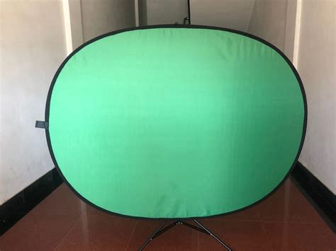 Hot Selling 150*200 Cm Portable Green Screen Backdrop With Stand Blue And Green 2-in-1 ...