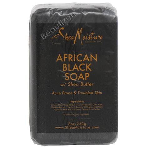 Shea Moisture African Black Soap With Shea Butter 8 oz - Shopolle.com