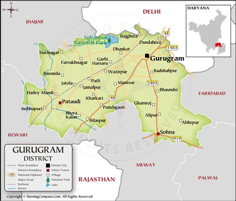 Gurugram (Gurgaon)District Map, 55% OFF | gbu-hamovniki.ru