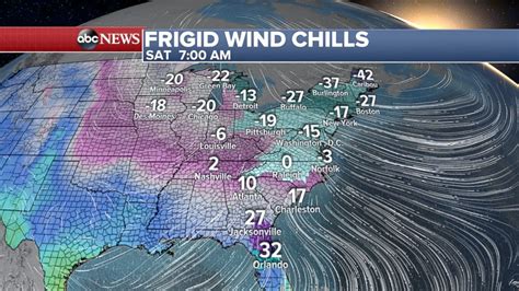 Brutal frigid blast slices across East Coast; record low temperatures ...