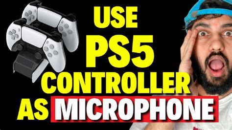 How to Use PS5 Controller as Microphone - YouTube