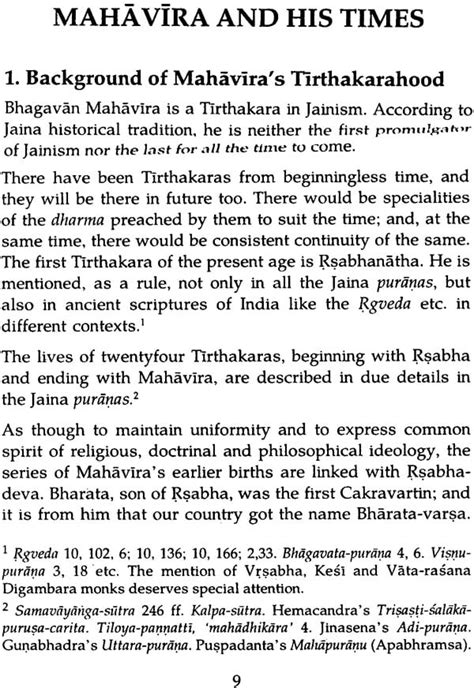 Mahavira (His Times and His Philosophy of Life ) (An Old and Rare Book ...