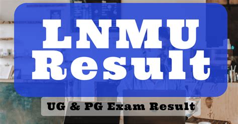 LNMU Results 2024 {Download Link} यहाँ चेक करे lnmu.ac.in Part 1 2 3 BA B.Com B.Sc MA BEd ...