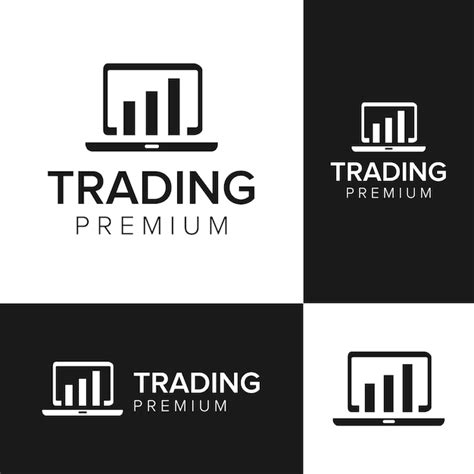 Premium Vector | Trading logo icon vector template