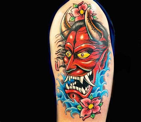 Hannya Mask tattoo by James Mullin | Post 23877