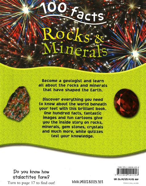 100 Facts - Rocks And Minerals - BookXcess Online